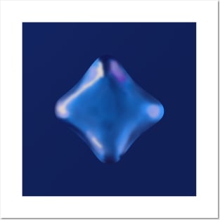 Blue crystal Posters and Art